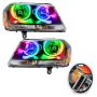 Oracle Lighting 8101-330 SMD Pre-Assembled Headlights, Black Bezel, ColorSHIFT
