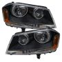 Oracle Lighting 8101-334 SMD Pre-Assembled Headlights, Black Bezel, ColorSHIFT(tm) - No Controller