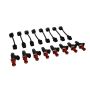 Top Street Performance 81051100 Velocity High-Flow Fuel Injectors for LS3 and LS7, 100 lbs/hr