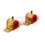 Prothane 00-09 Honda S2000 Front Sway Bar Bushings - 28mm - Red