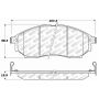 Stoptech 305.08880 Street Select Brake Pads - Rear