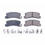 PowerStop 17-325 PowerStop - Z17 Low-Dust Ceramic Brake Pads with Hardware
