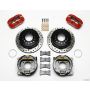 Wilwood 140-11398-DR Dynapro Low-Profile 11.00in P-Brake Kit Drill-Red Chevy 12 Bolt 2.75in Off w/ C-Clips
