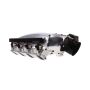 Top Street Performance 81412 TSP GM LS Rectangle Port V Series Natural Billet Aluminum Low-Rise Intake