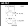 Hawk Performance HB708Z.738 Performance Ceramic Disc Brake Pad