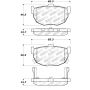 StopTech Street Touring Hyundai Elantra/Tiburon / Kia Spectra Rear Brake Pads
