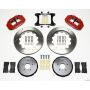 Wilwood 140-11584-R Narrow Superlite 6R Front Hat Kit 14.00in Red Nissan 370Z/Fiti G37