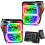 Oracle Lighting 8158-333 LED Pre-Assembled Headlights, Chrome Bezel, ColorSHIFT(tm) 2.0