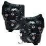 Oracle Lighting 8159-001 LED Pre-Assembled Headlights, Black, White