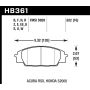 Hawk Performance HB361E.622 Blue 9012 Disc Brake Pad