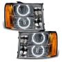 Oracle Lighting 8165-001 SMD Pre-Assembled Headlights, Round Ring Design, White