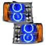 Oracle Lighting 8165-002 SMD Pre-Assembled Headlights, Round Ring Design, Blue