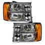 Oracle Lighting 8165-002 SMD Pre-Assembled Headlights, Round Ring Design, Blue