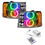 Oracle Lighting 8165-504 SMD Pre-Assembled Headlights, Round Ring Design, ColorSHIFT(tm) - Simple