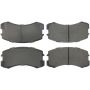 StopTech 02-07 Mitsubishi Lancer Street Select Brake Pads - Rear