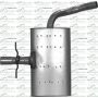 Davico Mfg 817841 Direct fit Muffler