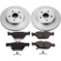 PowerStop CRK7039 Genuine Geomet Coated Rotor and Low-Dust Ceramic Brake Pad Kit