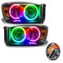 Oracle Lighting 8187-330 SMD Pre-Assembled Headlights, Black Bezel, ColorSHIFT