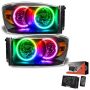 Oracle Lighting 8187-333 SMD Pre-Assembled Headlights, Black Bezel, ColorSHIFT(tm) 2.0