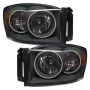Oracle Lighting 8187-334 SMD Pre-Assembled Headlights, Black Bezel, ColorSHIFT(tm) - No Controller