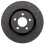 Hawk Performance HTC5397 Talon Cross Drilled And Slotted Brake Rotors