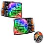 Oracle Lighting 8189-330 SMD Pre-Assembled Headlights, Black Bezel, Square Style, ColorSHIFT