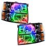 Oracle Lighting 8189-334 SMD Pre-Assembled Headlights, Black Bezel, ColorSHIFT(tm) - No Controller