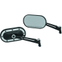 Kuryakyn 1766 Heavy Industry Mirrors Satin Black & Chrome