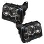 Oracle Lighting 8197-330 SMD Pre-Assembled Headlights, Non-HID, Triple Halo, ColorSHIFT