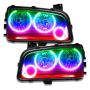 Oracle Lighting 8197-334 SMD Pre-Assembled Headlights, Non-HID, Triple Halo, ColorSHIFT - No Controller