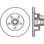 Stoptech 127.61010L Slotted & Drilled Sport Brake Rotor