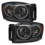 Oracle Lighting 8187-334 SMD Pre-Assembled Headlights, Black Bezel, ColorSHIFT(tm) - No Controller