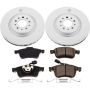 PowerStop CRK7302 Genuine Geomet Coated Rotor and Low-Dust Ceramic Brake Pad Kit