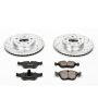 PowerStop K572 Z23 Daily Driver Carbon-Fiber Ceramic Brake Pad and Drilled & Slotted Rotor Kit