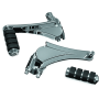 Kuryakyn 4353 Adjustable Passenger Pegs With ISO Small Pegs Chrome