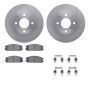Dynamic Friction 6512-59166 Rotor Kit