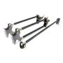 Ridetech 18988899 Universal Weld-in Parallel 4 Link Black Powdercoated