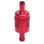 Russell Performance Red Street Fuel Filter (3in Length 1-1/8in diameter 3/8in inlet/outlet)