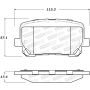Stoptech 308.17660 Street Brake Pads - Front
