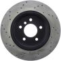 Stoptech 128.34057L 01-06 BMW 330 Drilled Left Rear Rotor