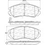 Stoptech 308.11040 Street Brake Pads