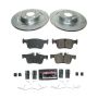 PowerStop K8224 Z23 Daily Driver Carbon-Fiber Ceramic Brake Pad and Drilled & Slotted Rotor Kit