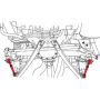 SPECIALTY PRODUCTS COMPANY 72345 MUSTANG TRAILING ARMS (PR)