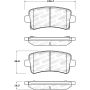 Stoptech 308.14300 Street Brake Pads