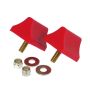 Prothane 19-1312 Universal Bump Stop 1 1/2X2X1 3/4 Wedge - Red