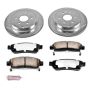 PowerStop K5262-36 Z36 Truck and SUV Carbon-Fiber Ceramic Brake Pad and Drilled & Slotted Rotor Kit