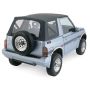 Rampage 1986-1994 Suzuki Samurai Soft Top OEM Replacement - Black Denim