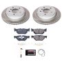 PowerStop SC3001 Semi-Coated Rotor and Low-Dust Ceramic Brake Pad Kit