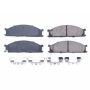 PowerStop 17-333 PowerStop - Z17 Low-Dust Ceramic Brake Pads with Hardware