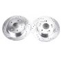 PowerStop JBR1167XPR PowerStop Evolution Performance Drilled, Slotted & Plated Brake Rotor Pair
